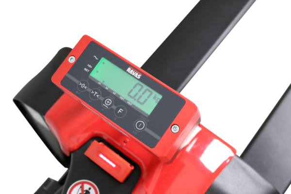 RAVAS ergo truck weegdisplay