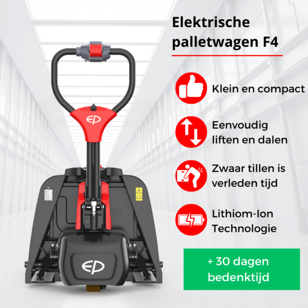 F4 Elektrische Pompwagen li-ion - 1500KG