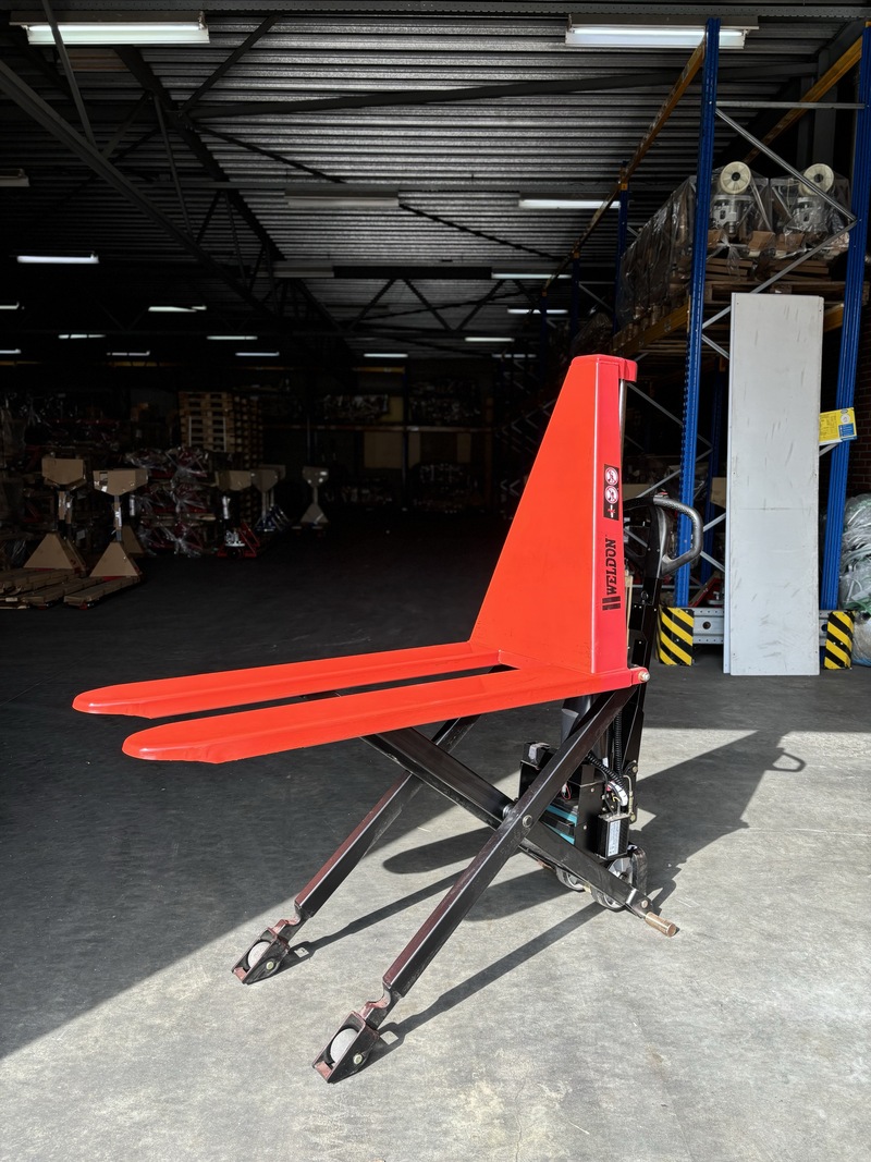 Semi-elektrische Schaarpalletwagen - 1000KG - Tweedekans