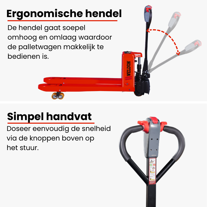 Weldon Elektrische Pompwagen WPE2000 - 2000 kg - 1150 mm
